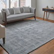 Feizy Eastfield 69A8F Modern Abstract in Blue/Silver