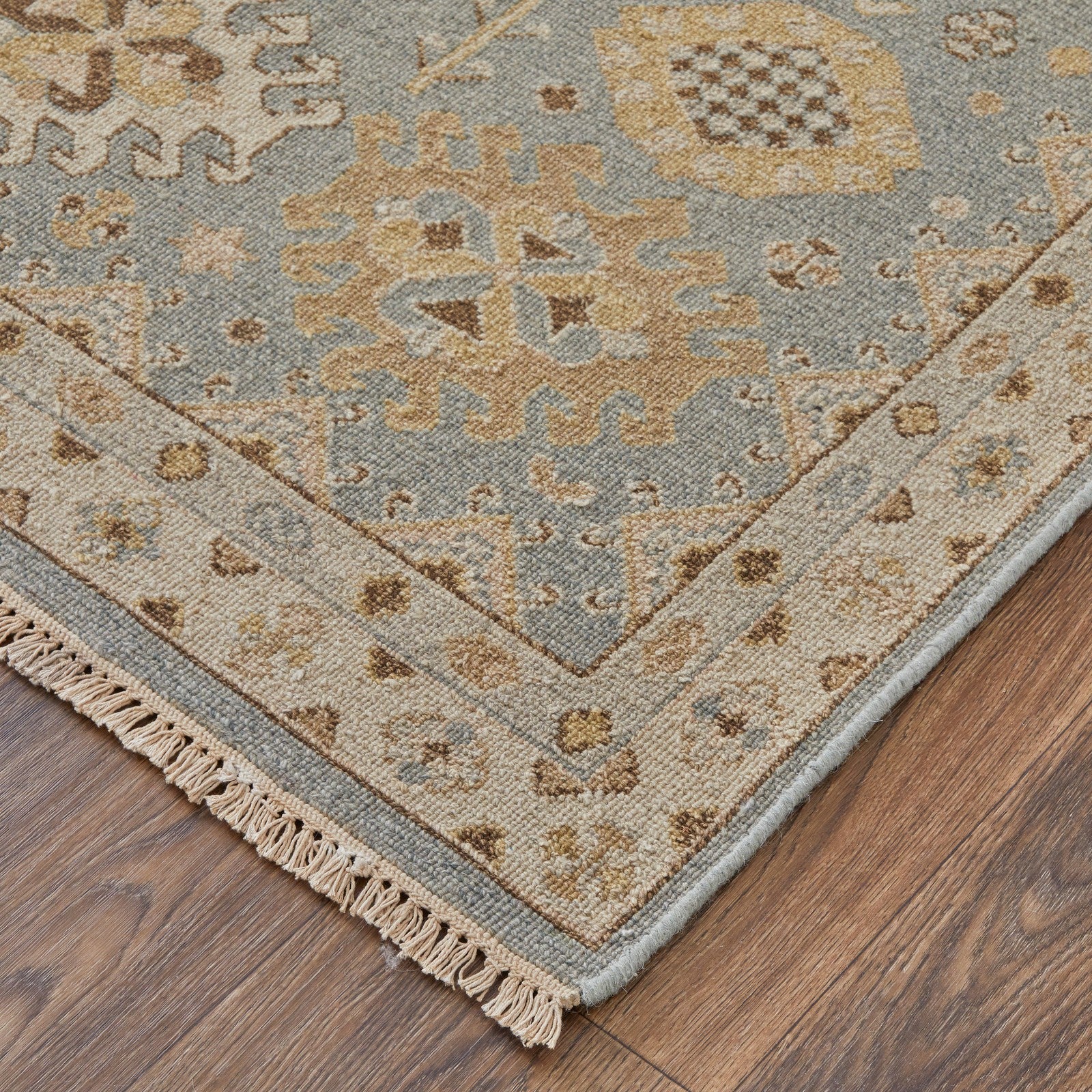 Feizy Corbitt 0610F Traditional Oriental in Blue/Gray/Ivory