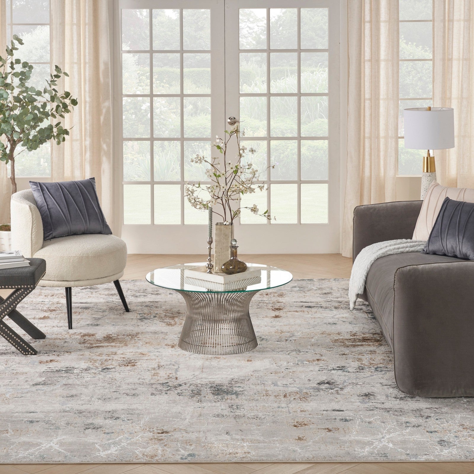 Nourison Glitz GLZ23 Modern Indoor Rug