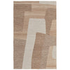 Feizy Pollock 8953F Modern Abstract in Brown/Tan/Ivory