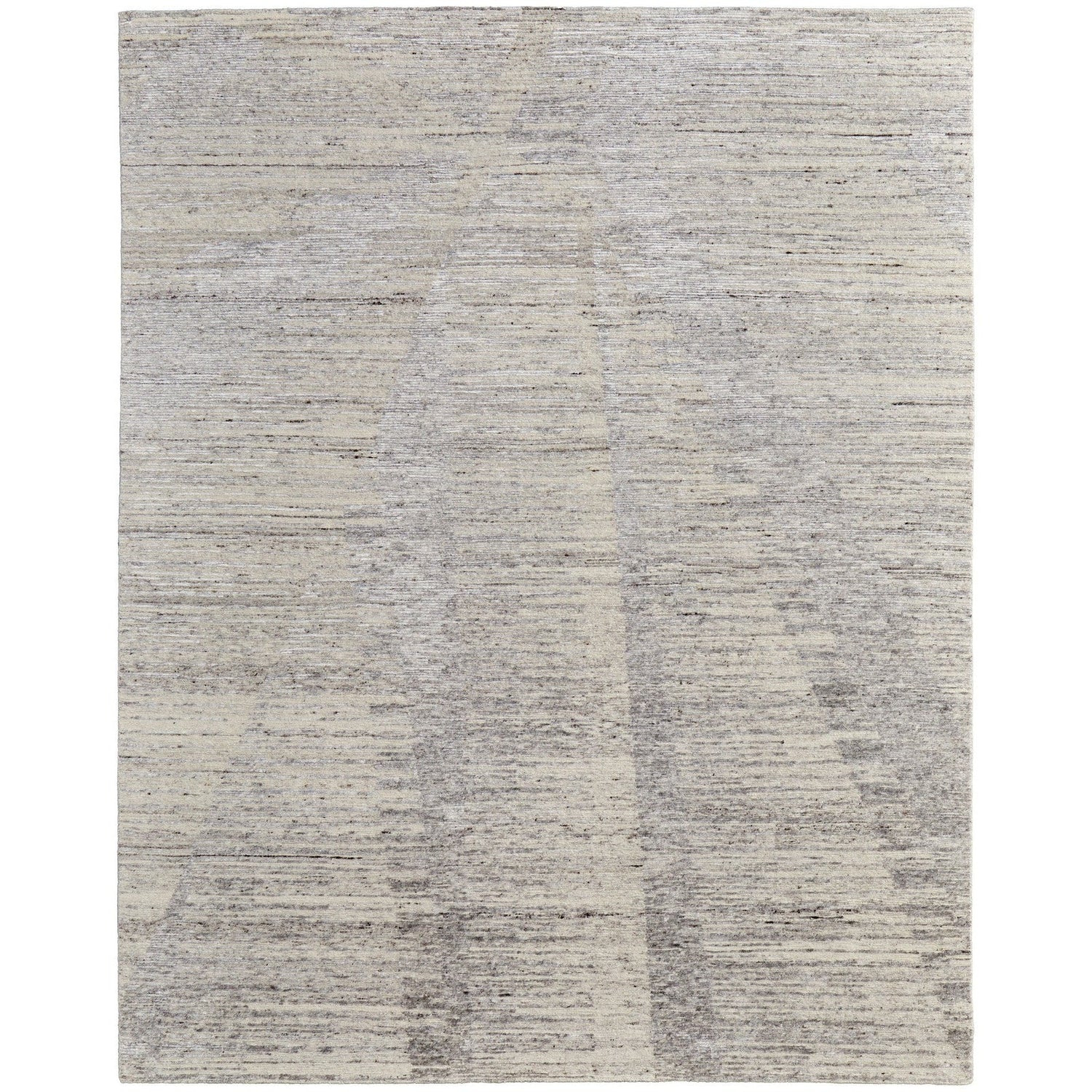 Feizy Brighton 69CHF Modern Abstract in Ivory/Taupe/Silver