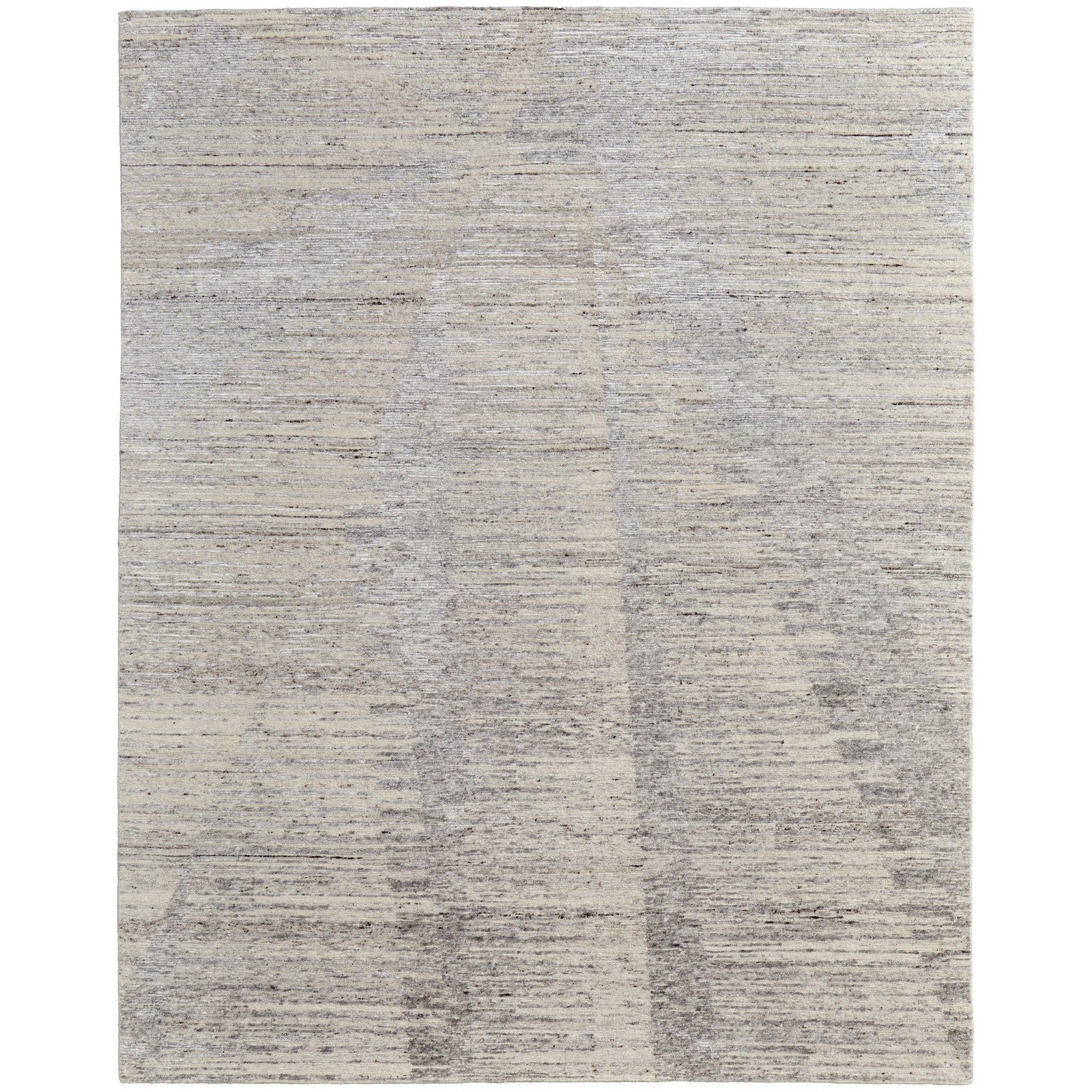 Feizy Brighton 69CHF Modern Abstract in Ivory/Taupe/Silver