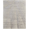 Feizy Brighton 69CHF Modern Abstract in Ivory/Taupe/Silver