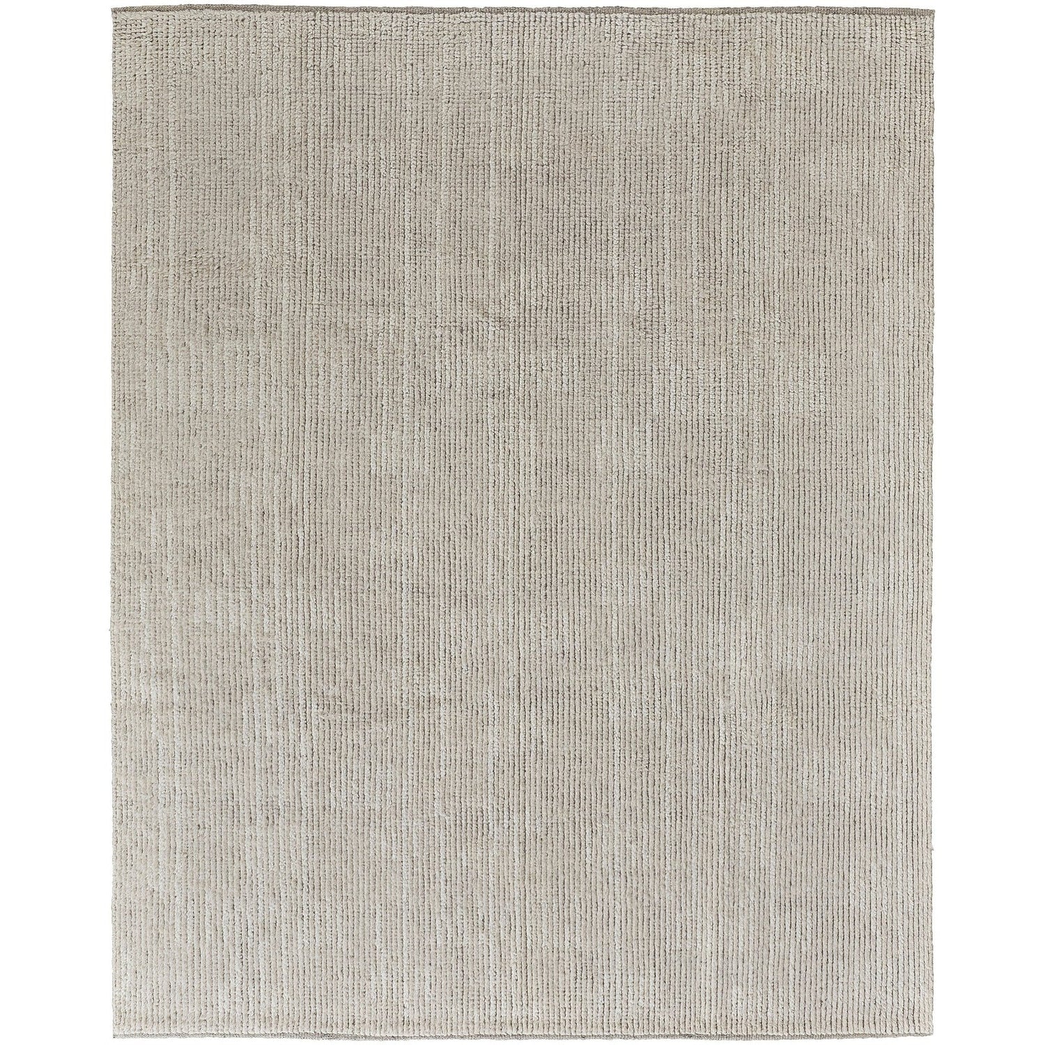 Feizy Alford 6922F Modern Solid in Ivory/Tan