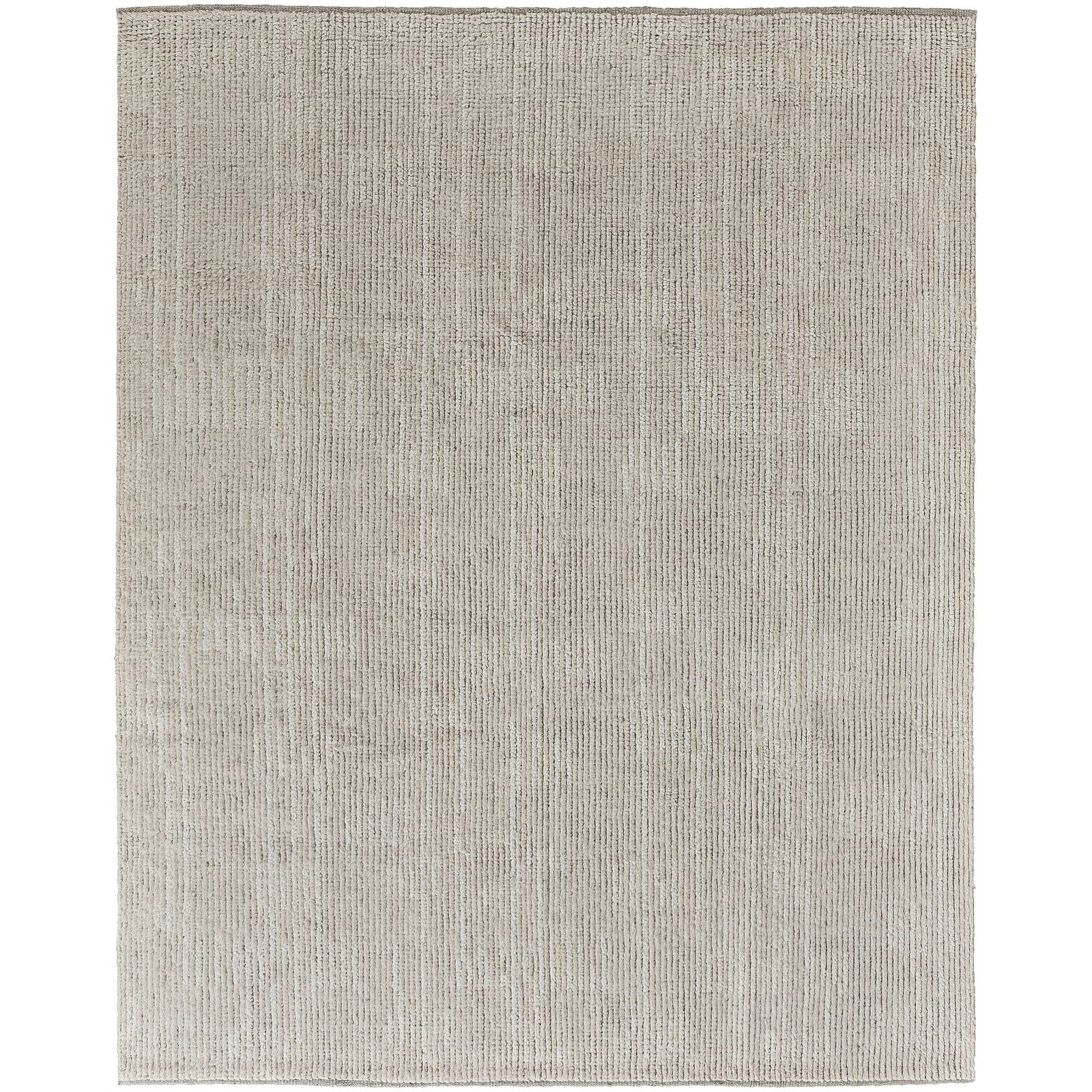 Feizy Alford 6922F Modern Solid in Ivory/Tan
