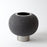 Global Views Silver Banded Sphere Vase