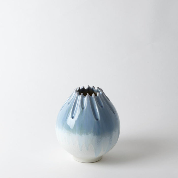 Global Views Cut Carved Vase