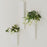 Global Views Pyramid Wall Vase-White