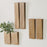 Global Views Pyramid Wall Vase-Bronze