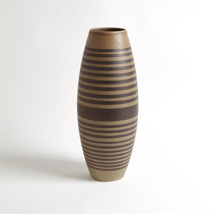 Global Views Banded Vase Tarnish