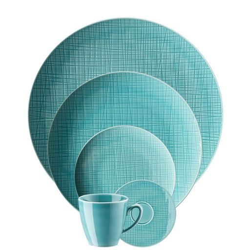 Rosenthal 5 Piece Place Setting (5 pps) Mesh Aqua