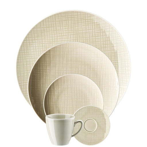 Rosenthal 5 Piece Place Setting (5 pps) Mesh Cream