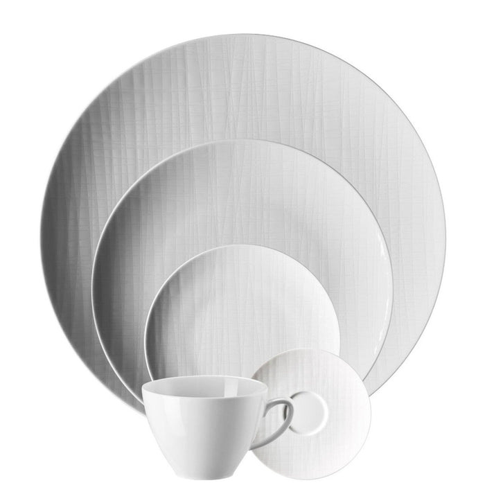 Rosenthal 5 Piece Place Setting (5 Pps) Mesh White