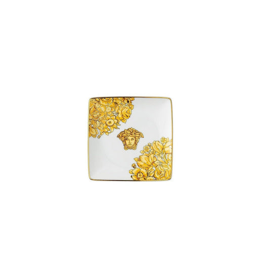 Versace Canape Dish Square 4.75 Inch Medusa Rhapsody