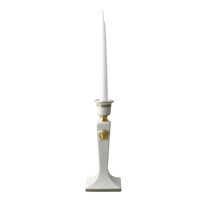 Versace Candleholder Porcelain 8.25 Inch Gorgona