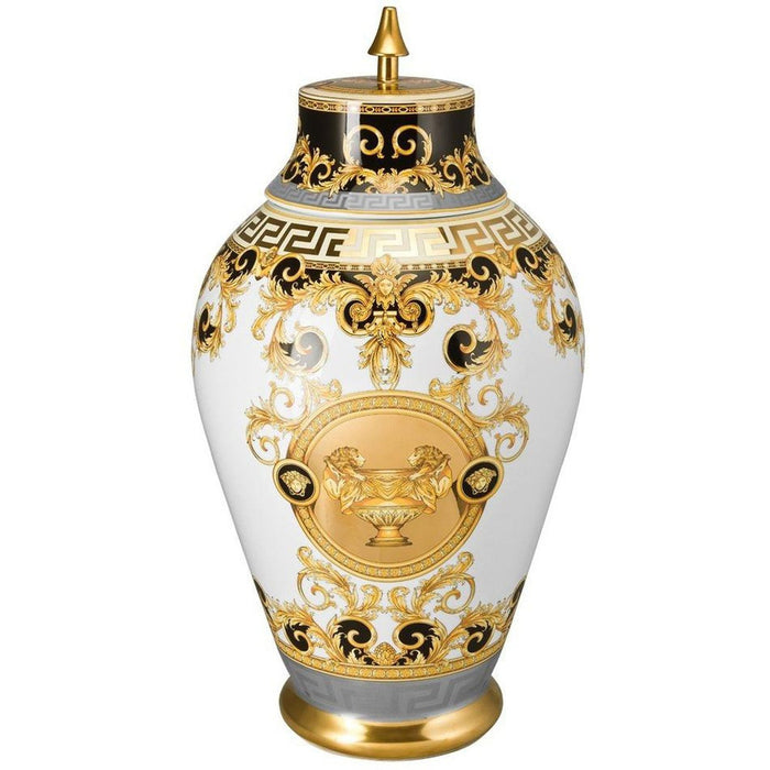 Versace Prestige Gala Vase with Lid, 30 inch