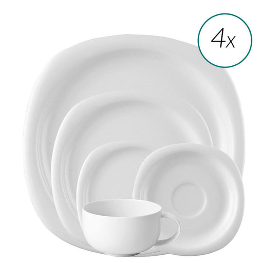 Rosenthal 20 Piece Dinner Setting Suomi White