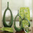 Global Views Open Oval Ring Vase