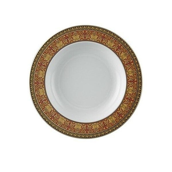Versace Soup Plates Set 2 pieces 8.5 inch Medusa Red
