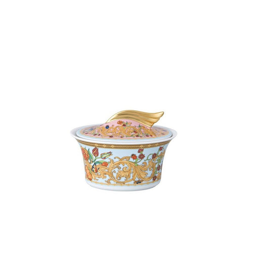 Versace Sugar Bowl Covered 7 ounce Butterfly Garden