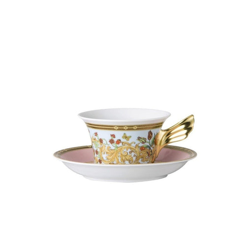 Versace Tea Cup & Saucer 6.25 inch 7 ounce Butterfly Garden