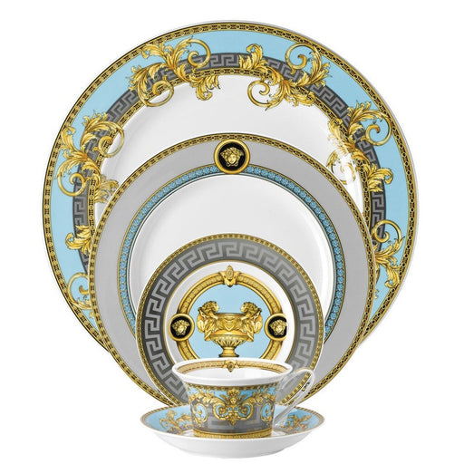 Versace 5 Piece Dinnerware Set Prestige Gala Bleu