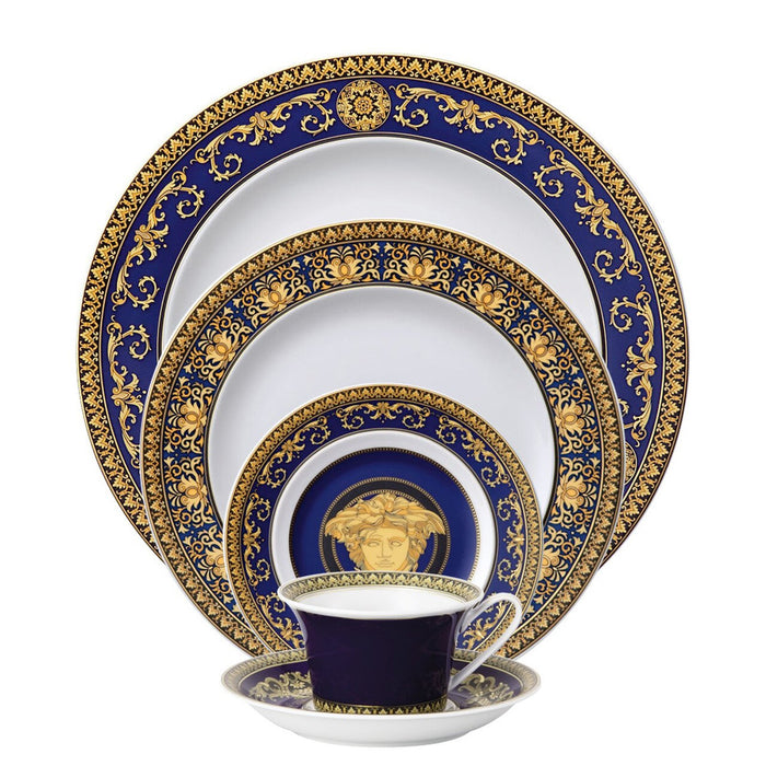 Versace 5 Piece Place Setting (5 Pps) Medusa Blue