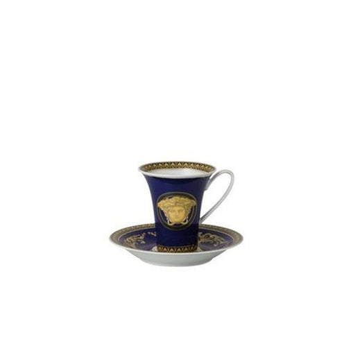 Versace Saucer High 6 Inch Medusa Blue