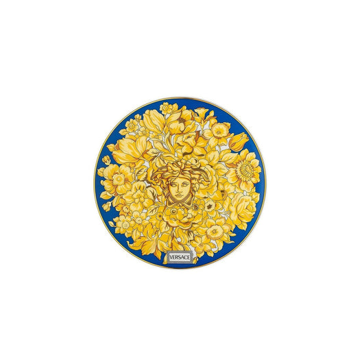 Versace Bread & Butter Plate 6.66 Inch Medusa Rhapsody Blue