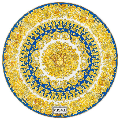 Versace Service Plate 13 Inch Medusa Rhapsody Blue