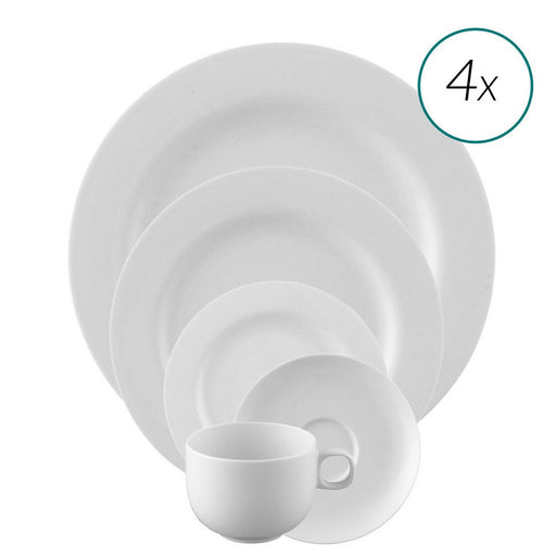 Rosenthal 20 Piece Dinner Setting Moon White