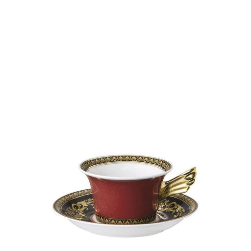 Versace Medusa Red - Tea Cup & Saucer