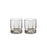 Versace Whiskey Double Old Fashioned 3.5 Inch 5 Ounce Medusa Lumiere Haze (Set Of 2)