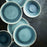 Rosenthal Bowl 3.87 inch 2.5 ounce Junto Stoneware Aquamarine