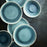 Rosenthal Bowl 4.75 inch 6.75 ounce Junto Stoneware Aquamarine