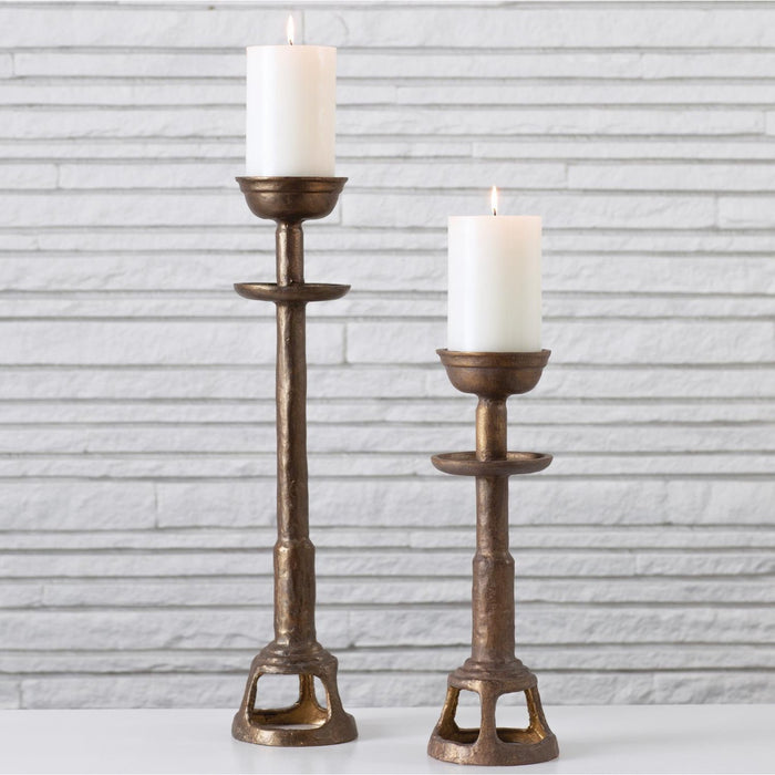 Global Views Temple Candlestick