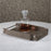 Global Views Serpentine Serving Tray Grey Pebble