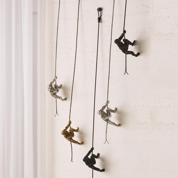 Global Views Climbing Man-Wall Mounted