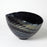 Global Views Black Silver Marble Oval Bowl