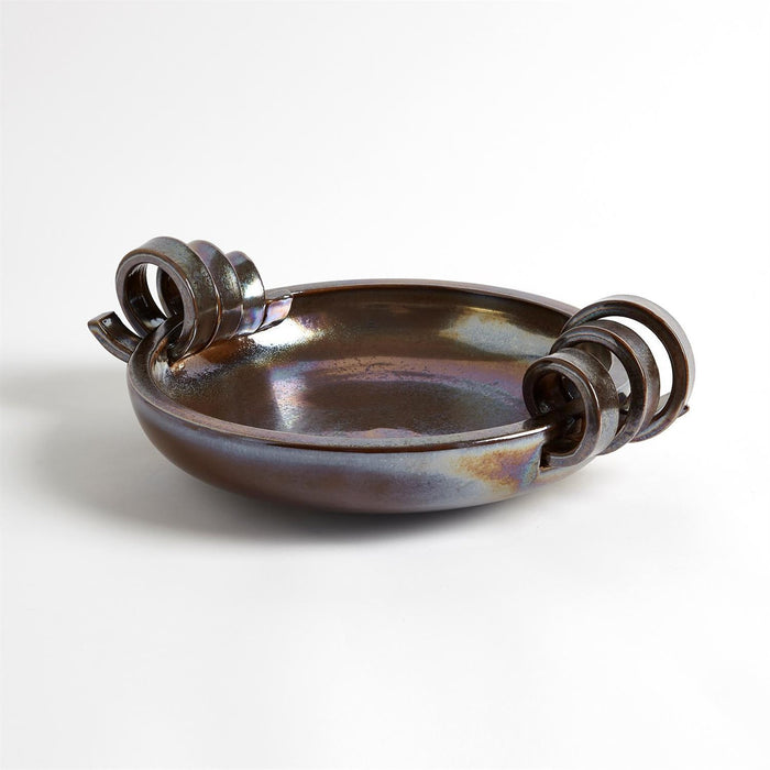Global Views Ribbon Handle Compote