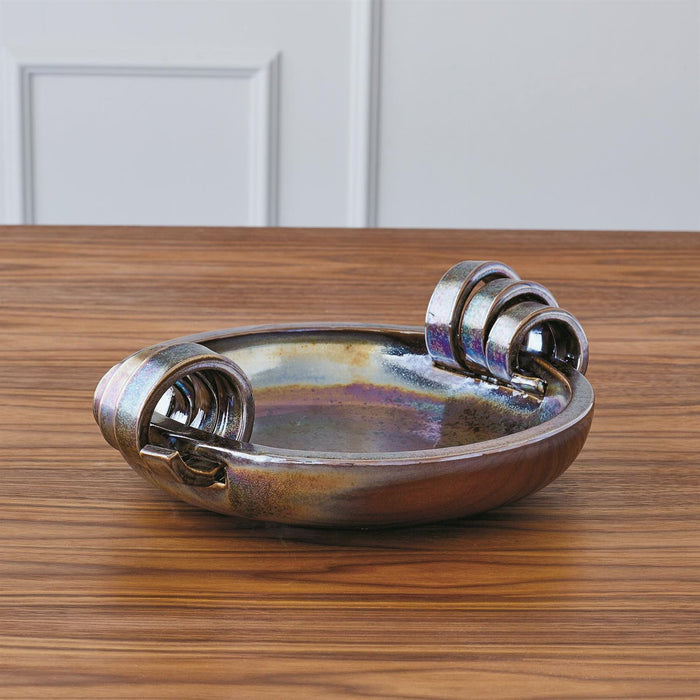 Global Views Ribbon Handle Compote