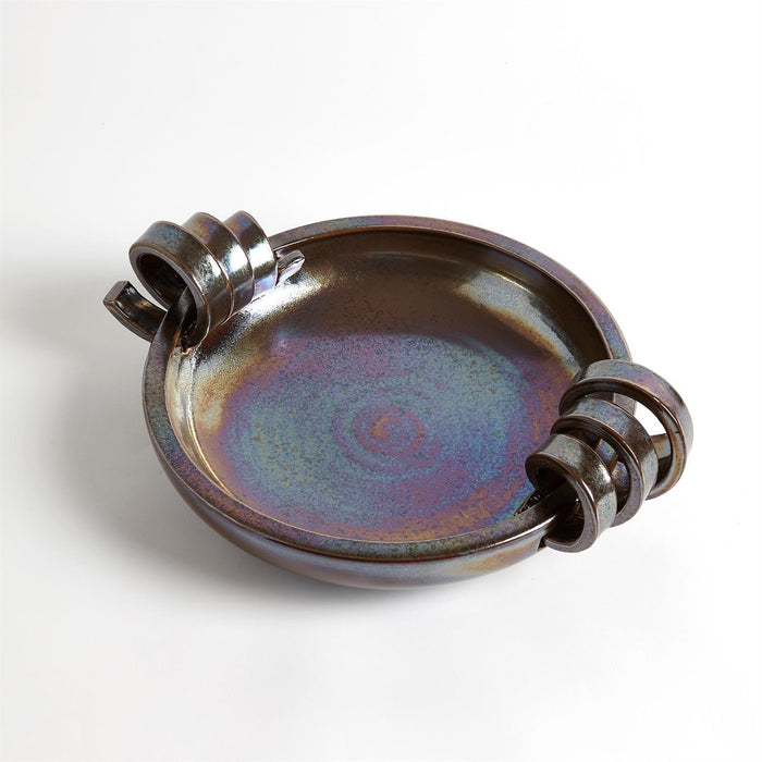 Global Views Ribbon Handle Compote
