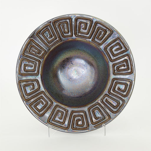 Global Views Greek Key Bowl