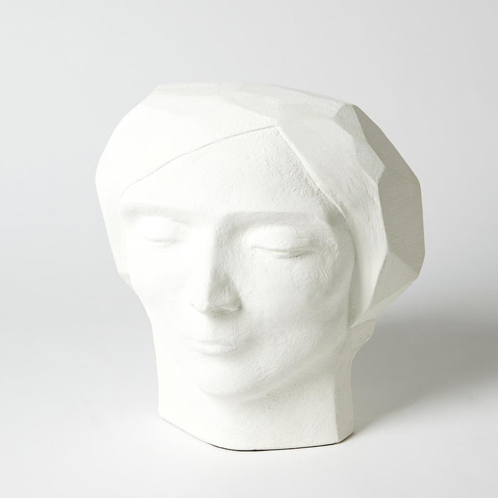 Global Views Plaster Faceted Bust