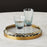 Global Views Banded Crystal Tray