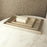 Global Views Champagne Silver Leaf Ottoman Tray