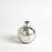 Global Views Hammered Ceramic Orb Vase Silver