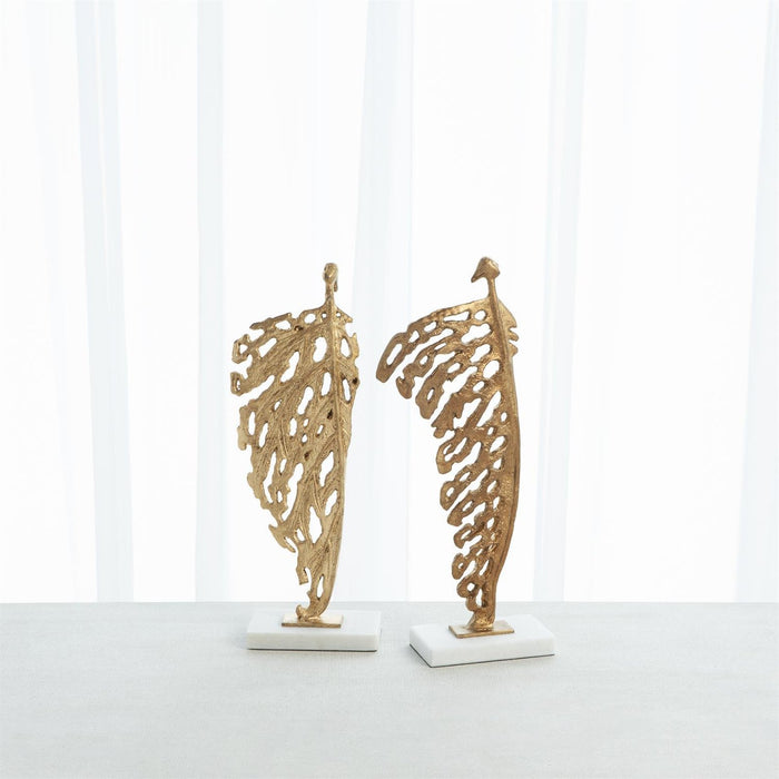 Global Views Leaf Imp Sculpture