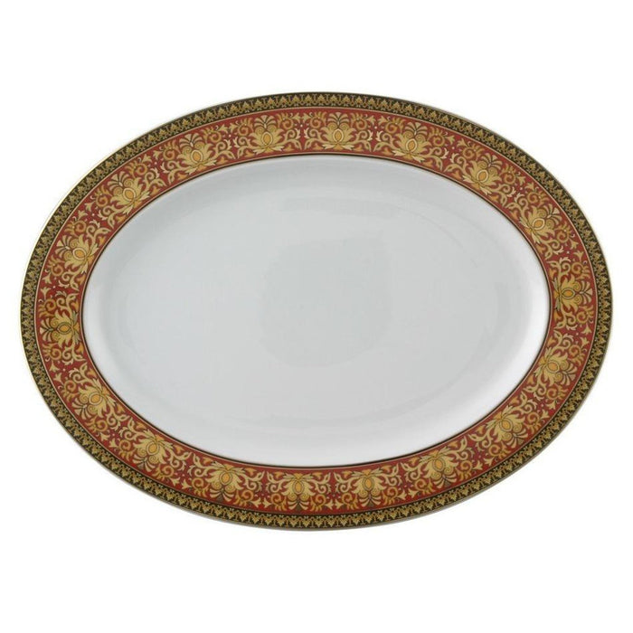 Versace Medusa Red - Platter 15 3/4"