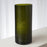 Global Views Ribbed Glass Vase-Olive